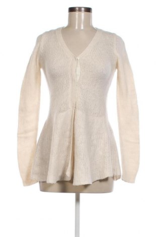 Дамска жилетка Zara Knitwear, Размер S, Цвят Екрю, Цена 11,39 лв.