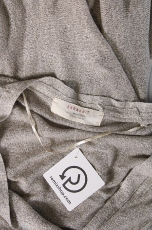 Damen Strickjacke Zara Knitwear, Größe L, Farbe Silber, Preis 7,67 €