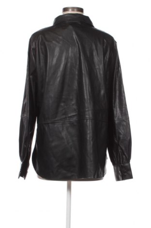 Γυναικείο δερμάτινο πουκάμισο Laura Torelli, Μέγεθος L, Χρώμα Μαύρο, Τιμή 9,28 €