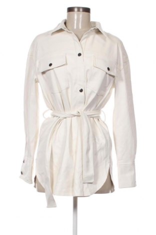 Γυναικείο δερμάτινο πουκάμισο Tally Weijl, Μέγεθος S, Χρώμα Λευκό, Τιμή 7,73 €