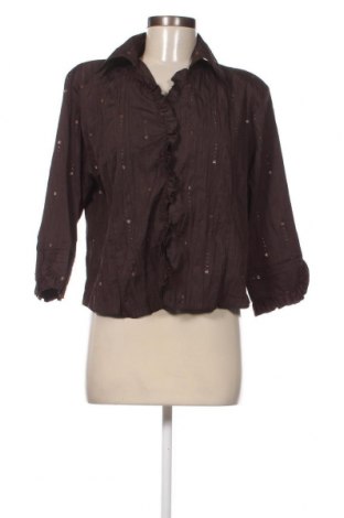 Γυναικείο πουκάμισο, Μέγεθος L, Χρώμα Καφέ, Τιμή 2,63 €