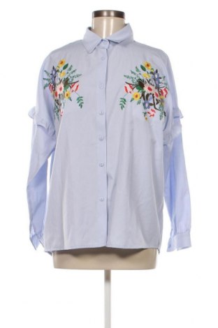 Γυναικείο πουκάμισο, Μέγεθος L, Χρώμα Μπλέ, Τιμή 7,70 €