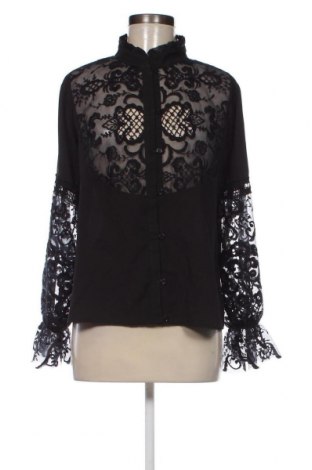 Γυναικείο πουκάμισο, Μέγεθος L, Χρώμα Μαύρο, Τιμή 10,52 €