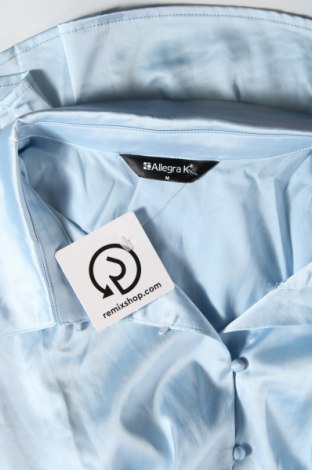 Dámska košeľa  Allegra K, Veľkosť M, Farba Modrá, Cena  20,62 €