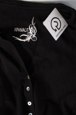 Дамска риза Apanage, Размер L, Цвят Черен, Цена 14,79 лв.