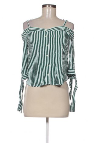 Γυναικείο πουκάμισο Bershka, Μέγεθος S, Χρώμα Πολύχρωμο, Τιμή 4,64 €