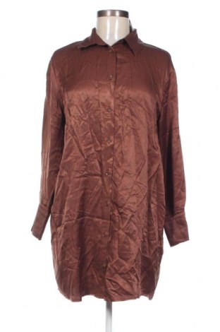Γυναικείο πουκάμισο Bershka, Μέγεθος S, Χρώμα Καφέ, Τιμή 4,64 €