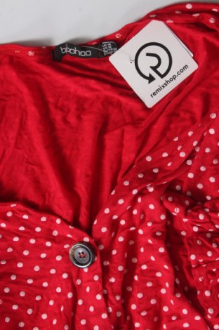 Γυναικείο πουκάμισο Boohoo, Μέγεθος L, Χρώμα Κόκκινο, Τιμή 12,68 €