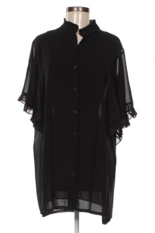 Γυναικείο πουκάμισο Boohoo, Μέγεθος XXL, Χρώμα Μαύρο, Τιμή 7,67 €