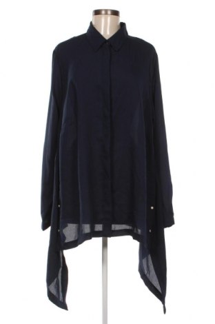 Γυναικείο πουκάμισο Bpc Bonprix Collection, Μέγεθος XXL, Χρώμα Μπλέ, Τιμή 9,13 €