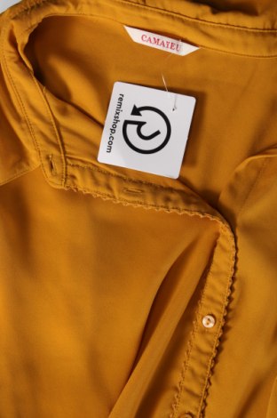Γυναικείο πουκάμισο Camaieu, Μέγεθος L, Χρώμα Κίτρινο, Τιμή 3,21 €