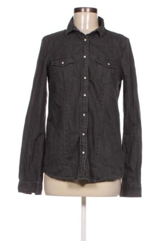 Γυναικείο πουκάμισο Clockhouse, Μέγεθος M, Χρώμα Γκρί, Τιμή 3,09 €