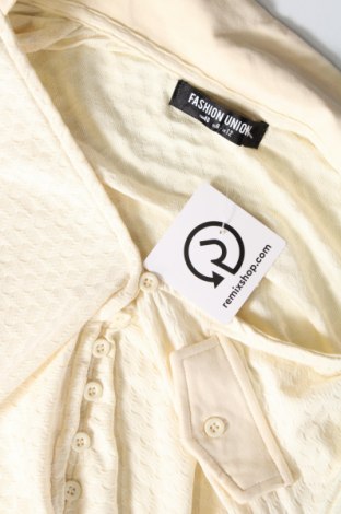 Γυναικείο πουκάμισο Fashion Union, Μέγεθος M, Χρώμα Κίτρινο, Τιμή 4,16 €