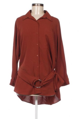 Γυναικείο πουκάμισο Fashion nova, Μέγεθος M, Χρώμα Καφέ, Τιμή 4,17 €