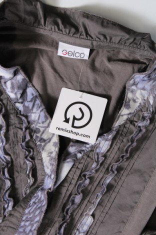 Дамска риза Gelco, Размер M, Цвят Сив, Цена 6,75 лв.