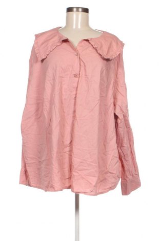 Γυναικείο πουκάμισο H&M Divided, Μέγεθος 4XL, Χρώμα Ρόζ , Τιμή 7,73 €