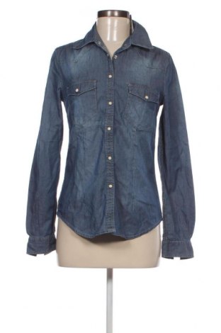 Γυναικείο πουκάμισο H&M L.O.G.G., Μέγεθος S, Χρώμα Μπλέ, Τιμή 3,40 €