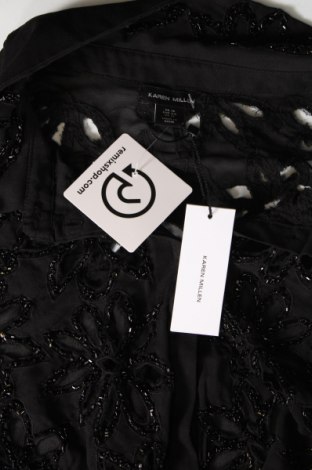 Дамска риза Karen Millen, Размер XL, Цвят Черен, Цена 178,00 лв.