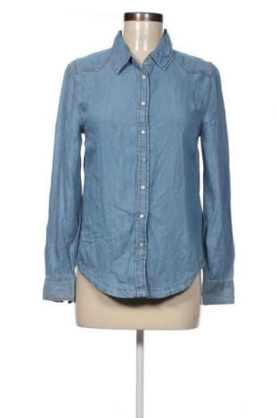 Γυναικείο πουκάμισο Marks & Spencer, Μέγεθος XS, Χρώμα Μπλέ, Τιμή 9,74 €