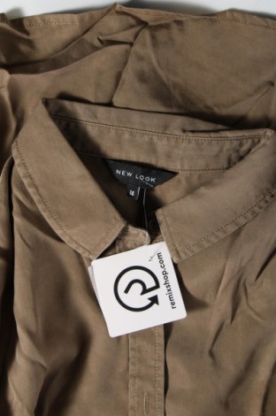Γυναικείο πουκάμισο New Look, Μέγεθος L, Χρώμα Καφέ, Τιμή 10,52 €