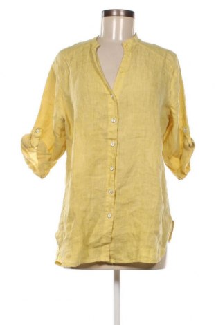 Γυναικείο πουκάμισο Planet, Μέγεθος L, Χρώμα Κίτρινο, Τιμή 36,89 €