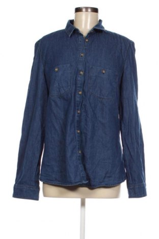 Γυναικείο πουκάμισο Promod, Μέγεθος L, Χρώμα Μπλέ, Τιμή 8,91 €