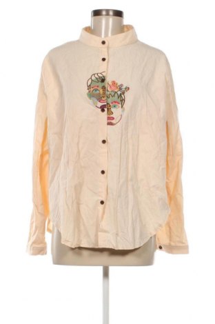 Γυναικείο πουκάμισο SHEIN, Μέγεθος XL, Χρώμα  Μπέζ, Τιμή 10,71 €