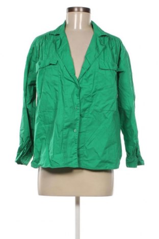 Дамска риза SHEIN, Размер M, Цвят Зелен, Цена 11,16 лв.