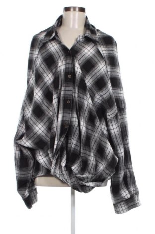 Γυναικείο πουκάμισο SHEIN, Μέγεθος 4XL, Χρώμα Γκρί, Τιμή 15,46 €