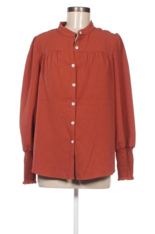 Γυναικείο πουκάμισο SHEIN, Μέγεθος L, Χρώμα Καφέ, Τιμή 2,78 €