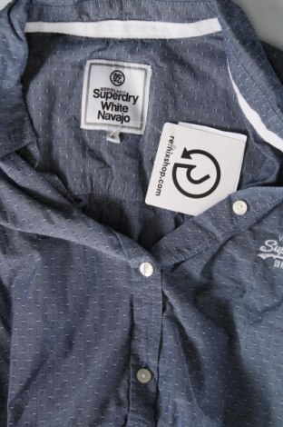 Дамска риза Superdry, Размер S, Цвят Син, Цена 15,03 лв.