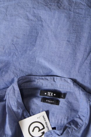 Γυναικείο πουκάμισο Tex, Μέγεθος L, Χρώμα Μπλέ, Τιμή 12,83 €