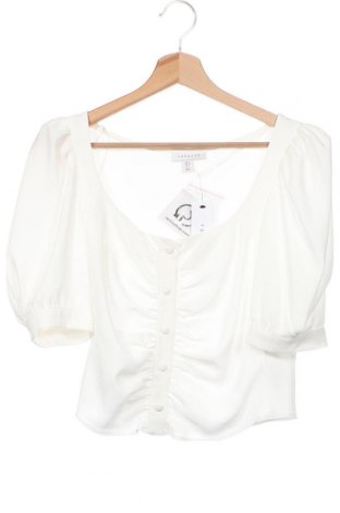 Γυναικείο πουκάμισο Topshop, Μέγεθος XS, Χρώμα Λευκό, Τιμή 22,83 €
