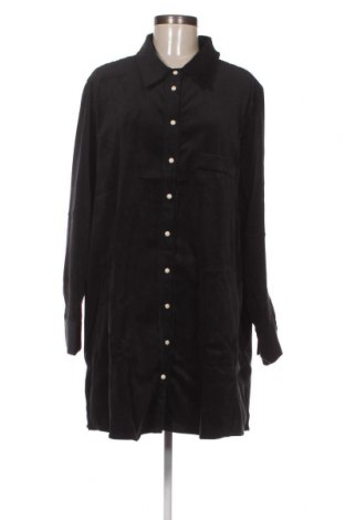 Γυναικείο πουκάμισο Ulla Popken, Μέγεθος 4XL, Χρώμα Μαύρο, Τιμή 31,54 €