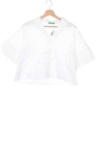 Γυναικείο πουκάμισο United Colors Of Benetton, Μέγεθος XS, Χρώμα Λευκό, Τιμή 8,91 €