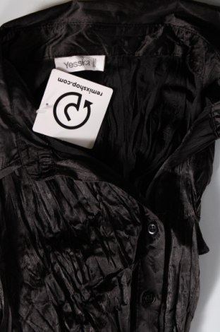 Γυναικείο πουκάμισο Yessica, Μέγεθος M, Χρώμα Μαύρο, Τιμή 2,32 €