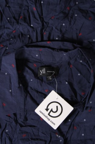 Дамска риза Yfl Reserved, Размер L, Цвят Син, Цена 13,50 лв.