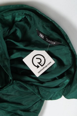 Дамска риза Zara, Размер L, Цвят Зелен, Цена 20,00 лв.