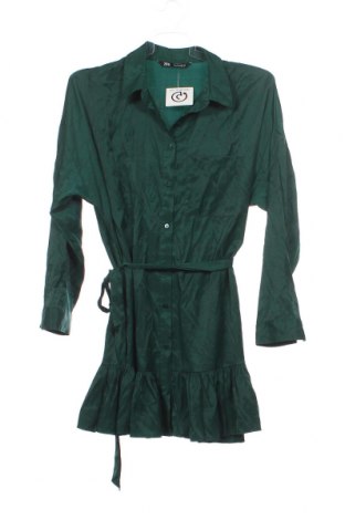 Дамска риза Zara, Размер L, Цвят Зелен, Цена 11,40 лв.