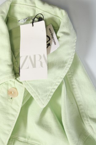 Дамско яке Zara, Размер XS, Цвят Зелен, Цена 54,10 лв.