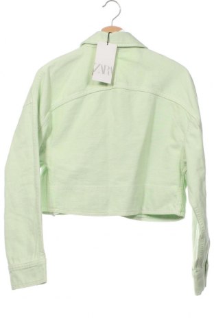 Дамско яке Zara, Размер XS, Цвят Зелен, Цена 54,10 лв.