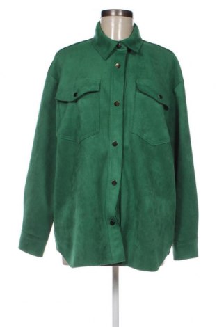 Γυναικείο πουκάμισο Zara, Μέγεθος M, Χρώμα Πράσινο, Τιμή 18,02 €