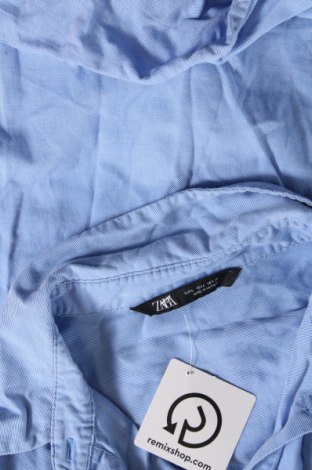 Cămașă de femei Zara, Mărime L, Culoare Albastru, Preț 78,09 Lei