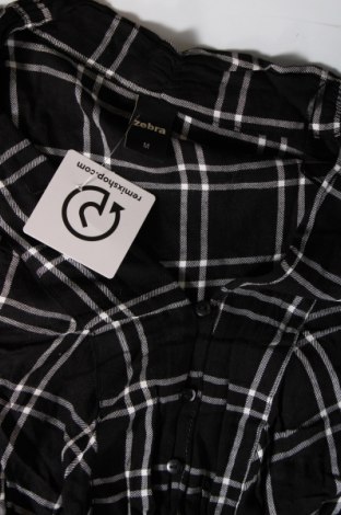 Γυναικείο πουκάμισο Zebra, Μέγεθος M, Χρώμα Μαύρο, Τιμή 15,46 €