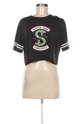 Γυναικείο t-shirt, Μέγεθος XL, Χρώμα Μαύρο, Τιμή 4,82 €