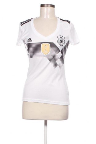 Γυναικείο t-shirt Adidas, Μέγεθος S, Χρώμα Λευκό, Τιμή 12,00 €