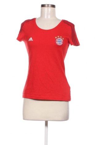 Γυναικείο t-shirt Adidas, Μέγεθος S, Χρώμα Κόκκινο, Τιμή 12,37 €