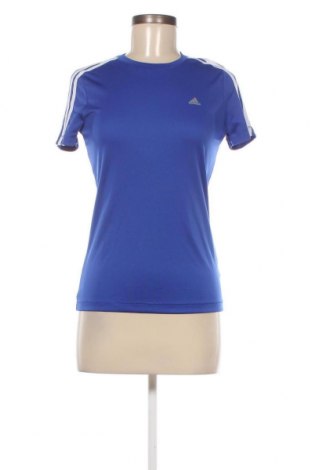 Γυναικείο t-shirt Adidas, Μέγεθος XS, Χρώμα Μπλέ, Τιμή 14,40 €