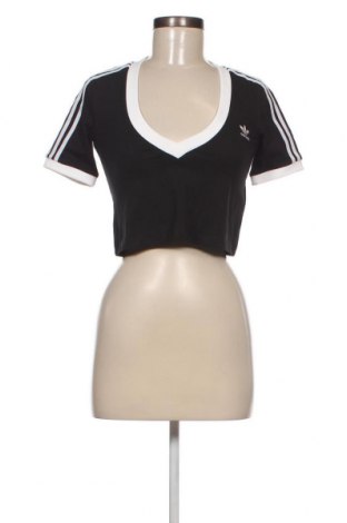 Γυναικείο t-shirt Adidas Originals, Μέγεθος XS, Χρώμα Μαύρο, Τιμή 14,35 €