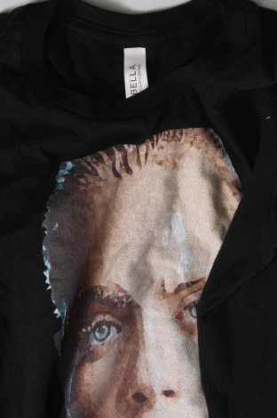 Γυναικείο t-shirt Bella, Μέγεθος S, Χρώμα Μαύρο, Τιμή 10,23 €